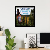 Poster Bière de bouleau à poulet (Bureau à domicile)