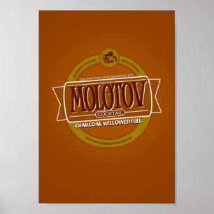 Poster Bière de cocktail Molotov