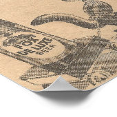 Poster Bière De Luxe 1948 Ad Fox (Coin)