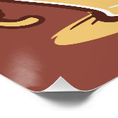 Poster Bière de texte personnalisé amusante (Coin)