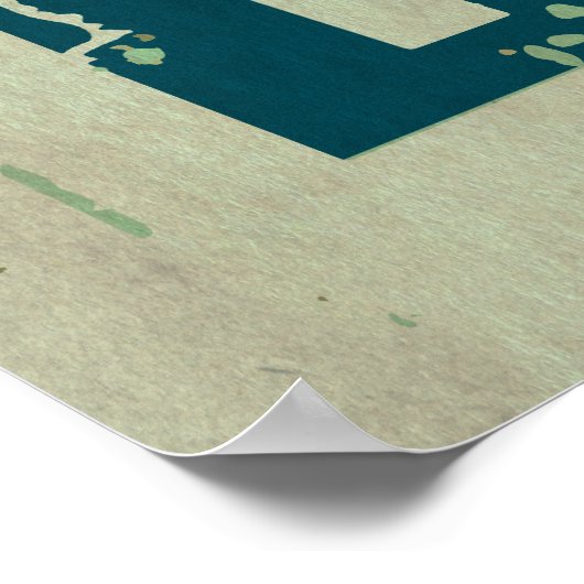 Poster Bière froide (Coin)