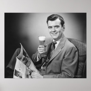 Poster Bière glacée