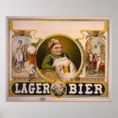 Poster Bière Lager (Devant)