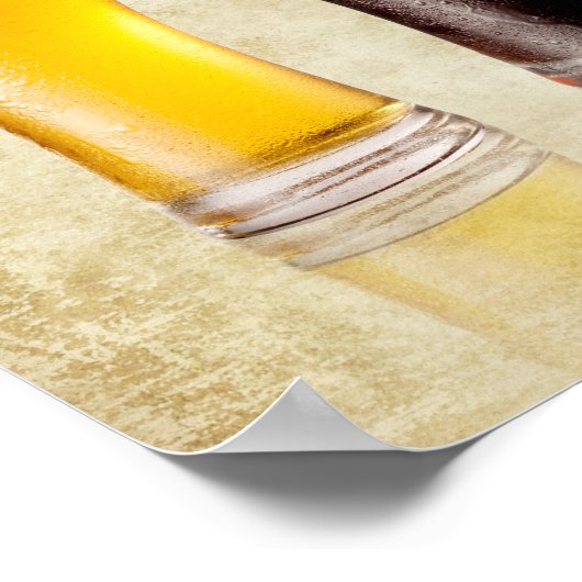 Poster "Bière... parce que... (Coin)