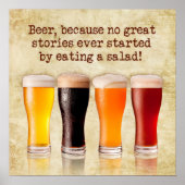 Poster "Bière... parce que... (Devant)