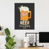 Poster Bière que vous trempez dedans Imprimer (Bureau à domicile)