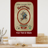 Poster Bière russe Bogatyr (Cuisine)