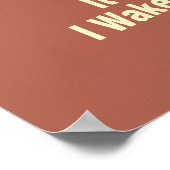 Poster Bière : Seulement La Raison Pour Laquelle Je Me Ré (Coin)