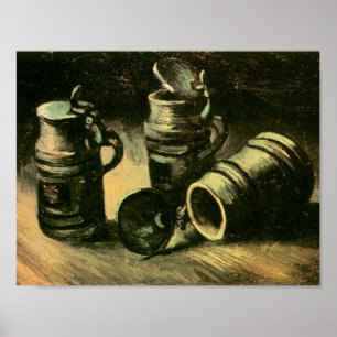 Poster Bière Tankards Van Gogh Art