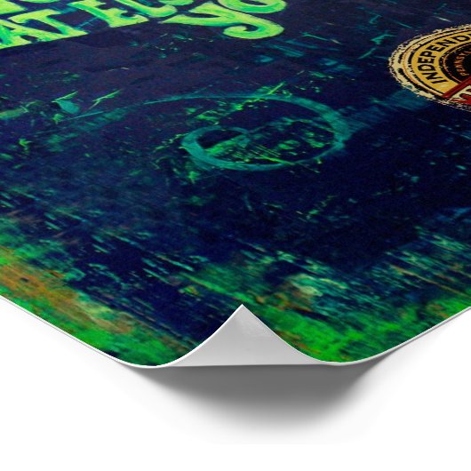 Poster Bière vintage (Coin)