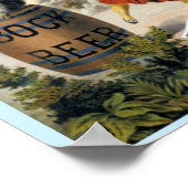 Poster Bière vintage Bock (Coin)