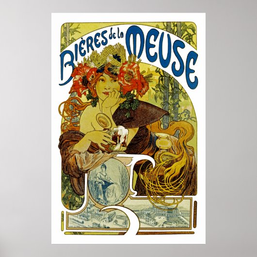 Poster Bieres de La Meuse (Devant)