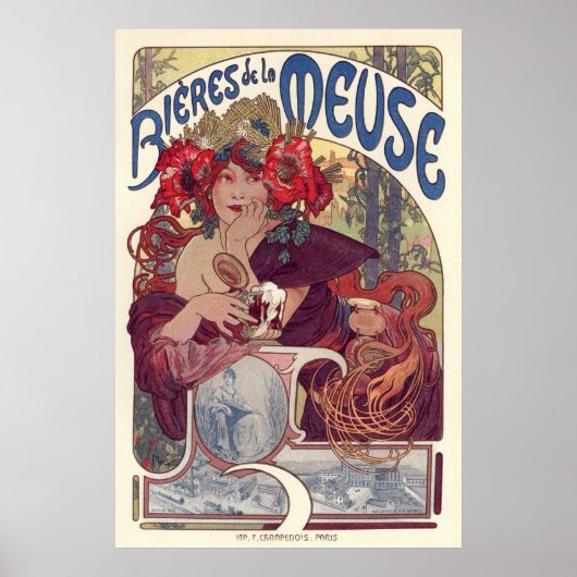 Poster Bieres de la Meuse (Devant)