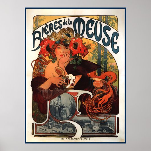 Poster Bieres de la Meuse (Devant)
