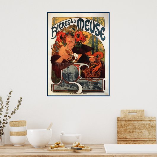 Poster Bieres de la Meuse (Cuisine)