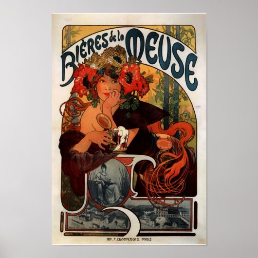 Poster Bieres De La Meuse (Devant)