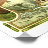 Poster Bières de la Meuse, Alphonse Mucha (Coin)