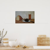 Poster Bières et radis de la nature - Albert Anker (Cuisine)