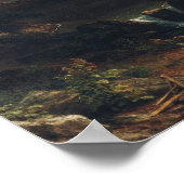 Poster Bierstadt - Arbres Géants De Chênes-Lèvres De Cali (Coin)