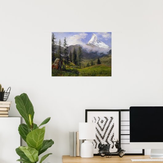 Poster Bierstadt - Cervin (Bureau à domicile)