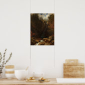 Poster Bierstadt - Chute de Glen Ellis (Cuisine)