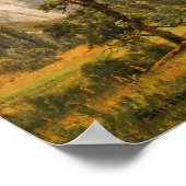 Poster Bierstadt - Chutes du Voile nuptiale Vallée de Yos (Coin)