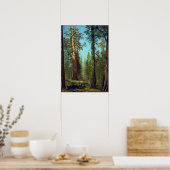 Poster Bierstadt - Grizzly Giant Sequoia Mariposa Grove (Cuisine)