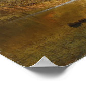 Poster Bierstadt - Indiens pêche à la traîne (Coin)