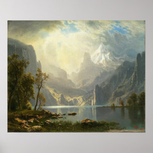 Poster Bierstadt - Lac Tahoe 1868