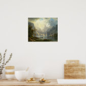 Poster Bierstadt - Lac Tahoe 1868 (Cuisine)