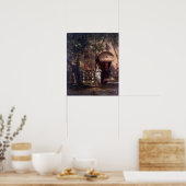 Poster Bierstadt - Lumière Du Soleil Et Ombre (Cuisine)