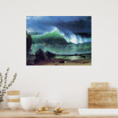 Poster Bierstadt - mer d'Emeraude, peinture d'art, (Cuisine)
