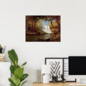 Poster Bierstadt Minnehaha Falls Painting (Bureau à domicile)