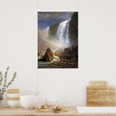 Poster Bierstadt Niagara Falls Peinture (Cuisine)