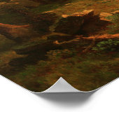 Poster Bierstadt - Pays de la rivière Wind (Coin)