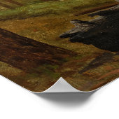 Poster Bierstadt Peinture forestière géante Sequoia (Coin)