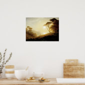 Poster Bierstadt - Scène Dans La Vallée De Yosemite (Cuisine)