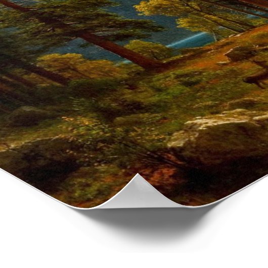 Poster Bierstadt Sierra Nevada Peinture (Coin)