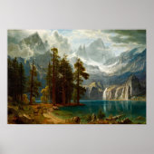Poster Bierstadt Sierra Nevada Peinture (Devant)