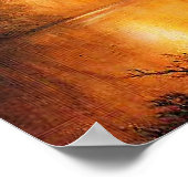 Poster Bierstadt - Sunset in the Rockies, (Coin)