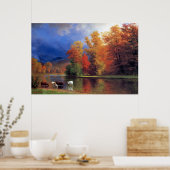 Poster Bierstadt Sur La Peinture Saco (Cuisine)