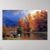 Poster Bierstadt Sur La Peinture Saco (Devant)