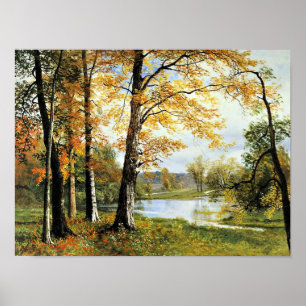 Poster Bierstadt - Un Lac Calme,