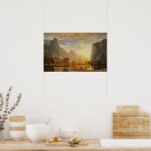 Poster Bierstadt - Vallée de Yosemite (Cuisine)