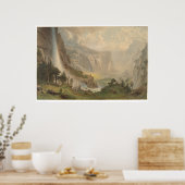 Poster Bierstadt Yosemite Valley, Californie (1884A) (Cuisine)