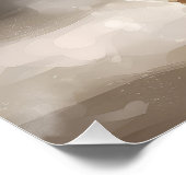 Poster Biewer Terrier Chien dans Noël de neige (Coin)