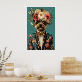 Poster Biewer Terrier In Suit Poster, Biewer Terrier (Cuisine)