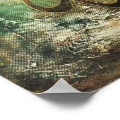 Poster BIG 16x16 ALLAH-U-AKBAR - Art islamique original! (Coin)