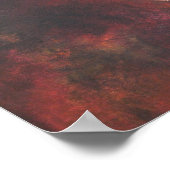 Poster BIG 16x20 Bismillah Rouge Original Art islamique I (Coin)