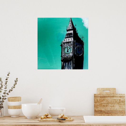Poster Big Ben (Cuisine)